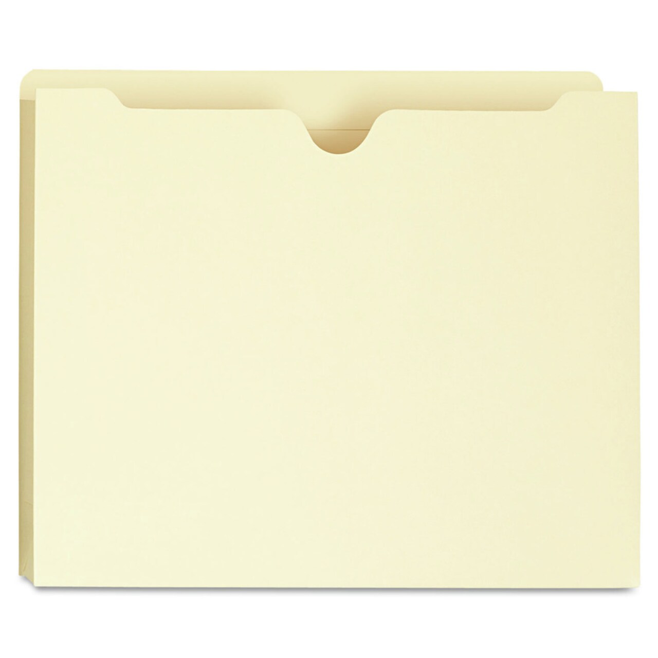 Universal Deluxe Reinforced Straight Tab File Jackets with 2 in. Expansion - Letter Size, Manila (50/Box)